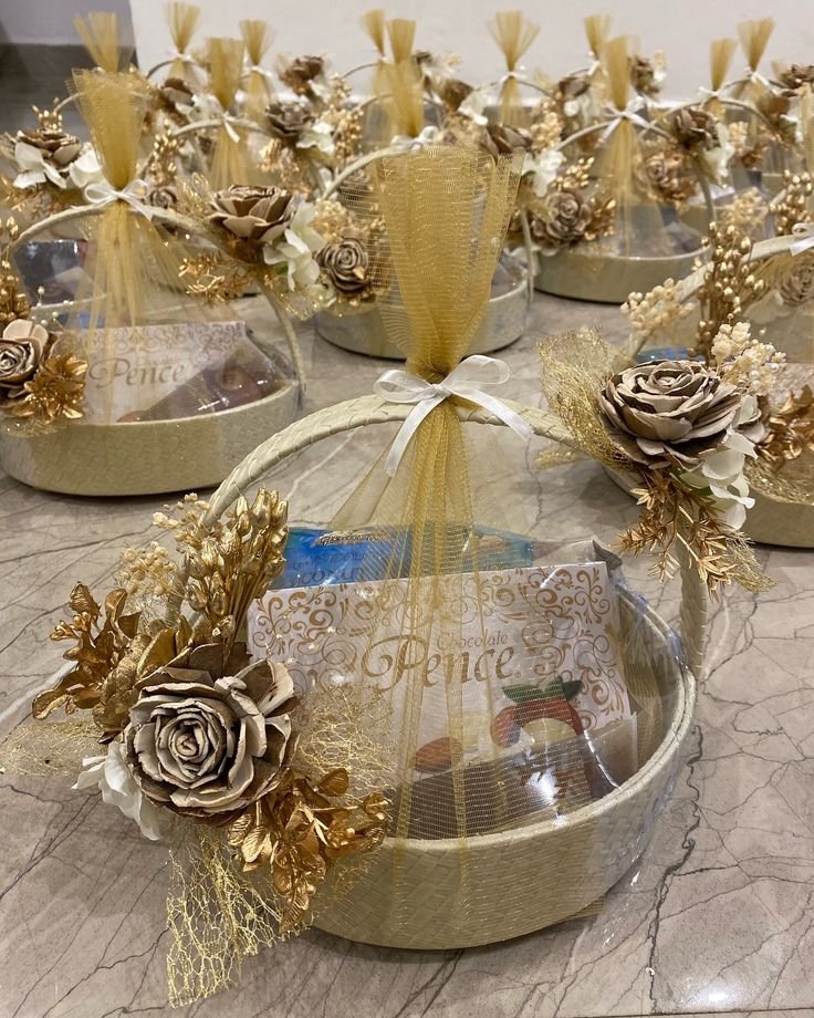Elegance wrapped with love! Our luxe gift baskets…