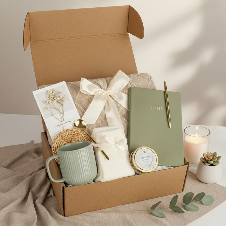 Luxury Self Care Gift Box for Women Spa Gift Basket Relaxation Gift Set for Her Birthday Bridesmaid Christmas Thank You Stress Relief